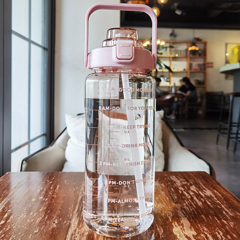 Plastic fitness water bottle