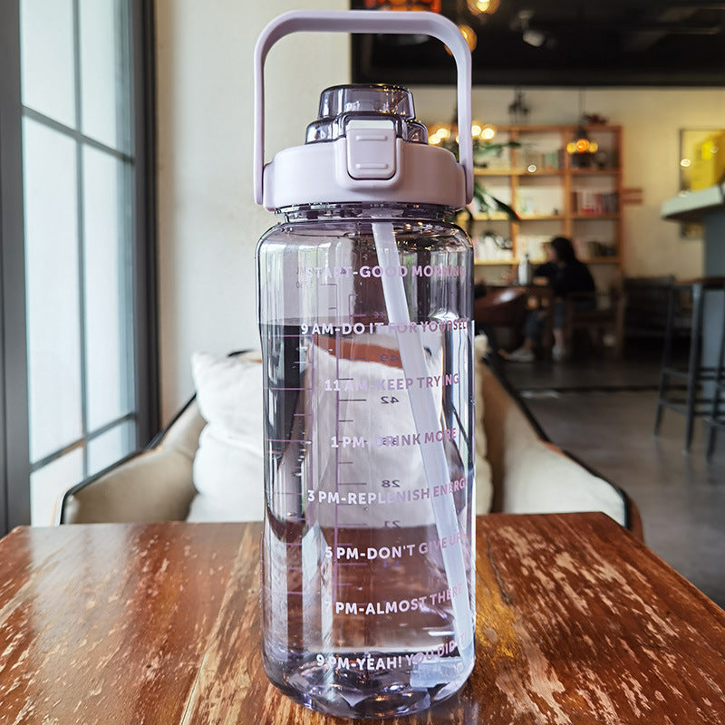 Plastic fitness water bottle